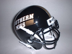 2002 Southern Miss Golden Eagles Throwback Mini Helmet