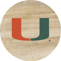 Thirstystone Miami Hurricanes Collegiate Coasters