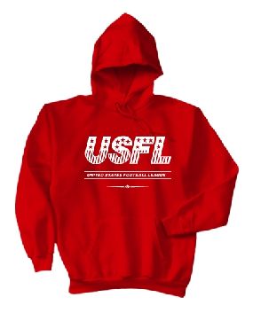 unknown USFL Locker Red Hoody
