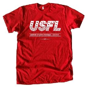unknown USFL Locker Red Tee
