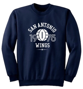 unknown San Antonio Wings 1975 Crew Sweatshirt