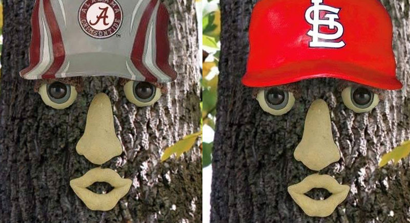 NFL, MLB, NCAA Forest Faces