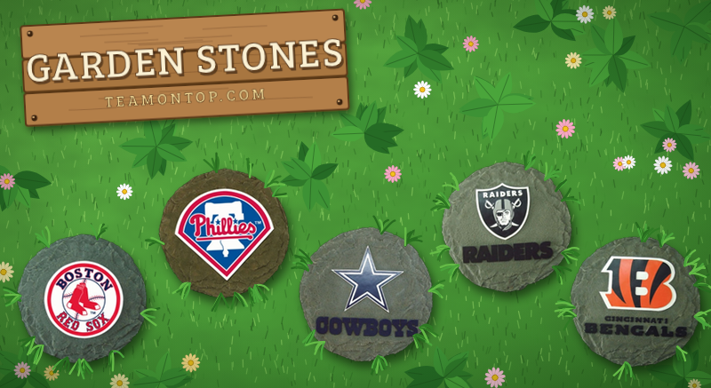NFL, MLB, NCAA Garden Stones